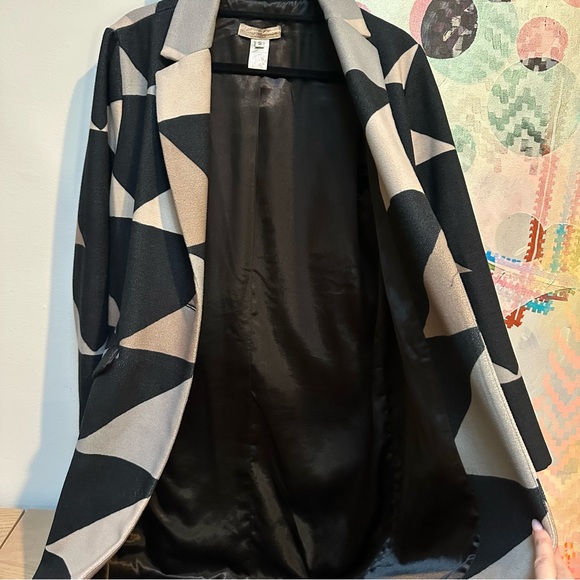 Mara Hoffman Color Block Neutral Car Coat small - Picture 15 of 17